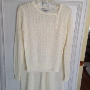 Knit 2 piece sweater and skirt